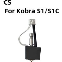 For Anycubic Kobra S1/S1 Combo Hotend Kit Brass Hardened Steel Nozzle 24V 50W High Speed Print Accessory Fit Anycubic Kobra S1C