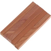 5PCS Person Cedar Wood Strip Moisture-proof Insect-repellent Wardrobe Deodorizing Insect-resistant Cedar Bookmark Wood