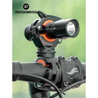 AliExpress ROCKBROS Bicycle Handlebar Light Mount 360° Rotation Front Light Support Multi-functional Quick Release Light Stand Bracket
