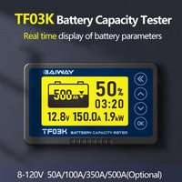DC8-120V Coulomb Zähler Meter Batterie Kapazität Anzeige Spannung Strom 50A/100A/350A/500A Coulomb Zähler für Elektroauto