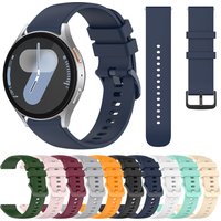 20mm 22mm Band for Samsung Galaxy Watch 7/7 LTE/6/4/5 44mm 40mm 6 classic Silicone correa bracelet Galaxy watch 5 Pro 45mm Strap