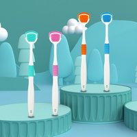 HygieneProCleanTongue Coating Scraper - Fresh Breath,Promote Oral Health,Gentle and Effective Cleaning Tools,Non-Slip Design,Ran