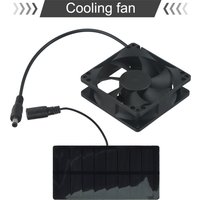 10w 5v Solar Fan For Outdoor Camping Small Solar Fan 10W 5v Solar Panel Fan Kit IP65 Long-lasting And Waterproof Cooling Fan