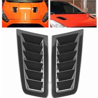 2Pcs Universal Bonnet Air Vents Engine Hood Car Exterior Parts for Focus RS MK2 Style Car Front Vent hood vents