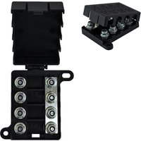 4-Way MIDI AMI ANS MINI ANL Fuse Holder 12V-58V Havy Duty Power Distribution Fuse Box for Car Marine RV