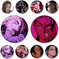 Hot Anime Characters Hyuna Badge ALIEN STAGE Enamel Pins Tinplate Button Brooch on Backpack Clothes Accessories Gifts for Friend