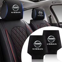 Car Styling Headrest Cover Anti-dirty Seat Pillow Pad For Nissan Qashqai Sylphy Tiida Altima Teana X-Trail Leaf Juke Accessories