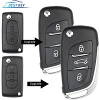 BEST KEY 2/3BUTTON CE0523 Modified Key For Citroen C2 C4 C5 Berlingo Xsara Picasso For Peugeot 306 407 807 Partner VA2/HU83