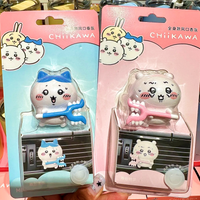Chiikawa Hachiware Car Air Outlet Fragrance Genuine Aromatherapy Doll Cute Cartoon Decoration Gift Anime Themed Car Accessory image 4