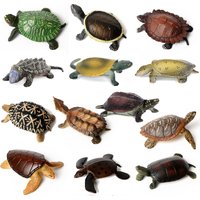 Realistic Plastic Sea Turtle Lifelike Tortoises Ocean Animal Small Turtle Figurines for Party Favor Decoration Educational Toys