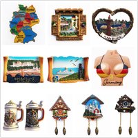 Germany Cuckoo clock Deutschland Fridge Magnets Tourist Souvenirs Crafts Refrigerator magnet Decoration Articles Handicraft