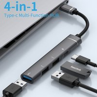 Type C HUB 2.0 HUB 3.0 PD 5W 4 Port Multi USB Splitter Adapter OTG For HUAWEI Xiaomi Lenovo Macbook PC Computer Accessories