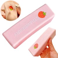 Strawberry Stick Slow Rebound Squeeze Toy For Party Gift,oft Wet Feel Decompression Fidget Toy, Super Easy Squeeze Stress Relief