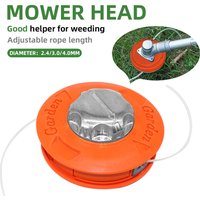 Tondeuse à brosse universelle M10 en aluminium et Nylon, bobine de bosse, coupe gazon, 2 lignes, tête de coupe, ligne de filetage, scie à chaîne, tondeuse de jardin