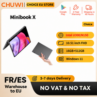 CHUWI MiniBook X U300 / N150 – laptop 2 w 1 z możliwością przekształcenia w tablet, ekran 10,51 cala, 16 GB pamięci RAM, 512 GB dysku SSD, procesor Intel, system Windows 11, kąt otwarcia 360 stopni. °