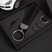 New Sude Leather Car Key Chain Keyring Lanyard Gift Keychain For BMW M E46 E36 E34 F10 E90 F30 E60 F30 E53 E30 E92 E87 Sticker