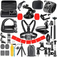 50 In 1 Action Camera Accessories Kit for DJI Osmo Action GoPro Hero13 12 10 9 8 7 6 5 4 3 Insta360 AKASO Yi Sjcam Action Camera