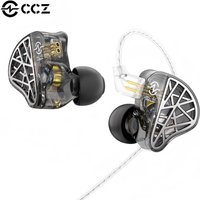 CCZ March NC02 10mm Composite Magnetic Dynamic Driver HiFi Headset Upgraded 5N OFC Cable IEM Earphones Noise Canceling Headphone