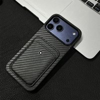Luxury Premium Mes Business Sle BM Cross Grain Leather Case for IPhone 17 Pro Max 16 15 14 Card Holder Wallet Protective Cover