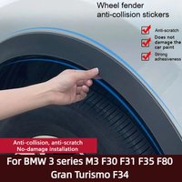 For BMW 3 series M3 F30 F31 F35 F80 Gran Turismo F34 Car Wheel Arches Wing Expander Kit Arch Eyebrow Strips Mudguard Accessories