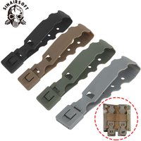 SINAIRSOFT Tactical Durable Molle System Malice Clips Strap Buckle Accessory Nylon Quick Release Strip Fits For Magazine Pouch