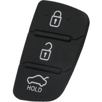 3 Button Remote Flip Key Fob Case Rubber Pad For Hyundai I10 I20 I30 IX35 For Kia K2 K5 Sportage