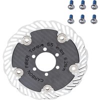 AliExpress NONE 140mm/160mm Bike Carbon Fiber Disc Brake Rotor Six-Bol/ Center Lock Cycling Brake Rotor Mountain Road Bicycle Floating Brake pad
