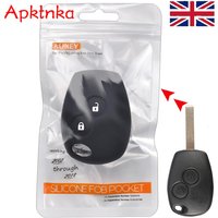 Silicone Key Case Fob Remote Key Cover For Renault Trafic Clio Kangoo Master Modus Twingo Duster Logan Sandero Movano Vivaro