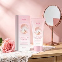 Brightening Tone up Cream Pearl Lazy BB Cream Covering Defects Hydrates Skin No-Makeup Cream for Dull Uneven Skin Tone 50g