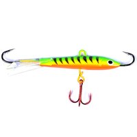 83mm/18g Jigging Fishing Lure Colorful Balancers Mini Metal Winter Fishing Lures with Minnow Profile 3D Eyes Fishing Accessories