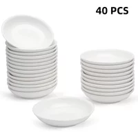 40pcs 1.5 Oz Soy Sauce Dish Set Asian Sauce Bowls Dip Bowls Set Serving Small Bowl Mini Appetizer Plates