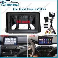 10 Inch Car Frame Fascia Adapter Canbus Box Decoder Android Radio Audio Dash Fitting Panel Kit For Ford Focus Escape Kuga 2019+