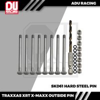 ADU RACING SKD61 HARD STEEL run through pin for TRAXXAS X-MAXX OR XRT OUTSIDE 8PC