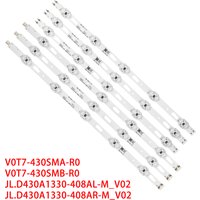 LED bar for UE43TU7100 UE43TU7000 UE43TU8000 UN43TU7000 UN43TU8000 UN43TU8200 UN43TU700DF BN96-50319A BN96-50320A UE43AU7172U