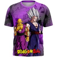 Bandai Beast Gohan & Orange Piccolo Dragon Ball Super Hero Anime Adult Kids Athleisure T-Shirt Summer Quick-dry Soft Lightweight