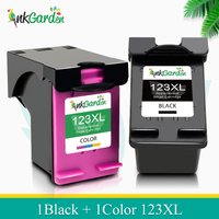 InkGarden 123XL Ink Cartridge Replacement For HP 123 HP123 XL Compatible 1110 1111 2130 2132 Officejet 3830 3831 3832 Printer