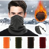 AliExpress NONE Winter Face Cover Neck Gaiter Warm Windproof Polar Fleece Ski Tube Outdoor Sport Cold-proof Thermal Cycling Snowboard Neck Scarf