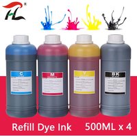 500ml Black Universal Refill Ink Kit Refill Dye Ink For Brother for Canon For Epson For HP Printer All Inkjet