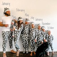 Xmas Wear Family Matching Pajama Set Dad Short Sleeve Top+Pants Kids Christmas Tree Print 2 Pieces Suit Mom Baby Romper Thin Pjs