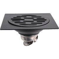 1pc Shower Floor Drain Backflow Preventer Stainless Steel Floor Drain Bathroom Insect Proof Anti-odor Sewer Drainage Cover