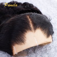 Lagos Hairline Wig 13x4 Invisible Lace Frontal Wig 250 Density Loose Deep Wave Human Hair Preplucked Pre-bleachedGlueless Wigs