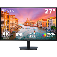 KTC 27 Inch Monitor 4K | UHD@60Hz | 1.07 Billion Colors, 133% sRGB, 100% DCI-P3, ΔE<2 | 400 cd/㎡ Brightness, HDR400 | VESA 100x1
