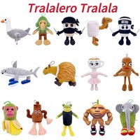 New Hot Tung Tung Sahur Tralala Plush Animals Telalaero Telala SHARK Anime Plush Plushie Peluches Stuffed Dolls Toy Gifts