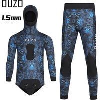 1.5MM Neoprene Wetsuit Men Camo WetSuits Keep Warm Surf Scuba Diving Suit Fishing Spearfishing Swimming Suit Kitesurf WetSuits