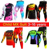 AliExpress NONE motocross gear set for kids 20 22 24 26 28 Enduro cross child boy girl Off-road MX MTB Youth pink green Customized Name Number