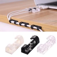 10-40Pcs Upgraded Cable Holder, Cable Management Cord Organizer Clips Self Adhesive For Desktop USB Charging Cable Power Cord