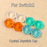 2pc Crystal Joystick Cap For Nintend Switch/Switch Lite For Switch2 Thumb Grip Cover Crystal Analog Stick Cap For NS/NS Lite/NS2
