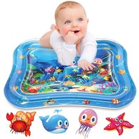 Large Baby Play Mat Summer Inflatable Water High Quality Baby Early Education Water Play Mat Suitable for Baby Activity Exercise