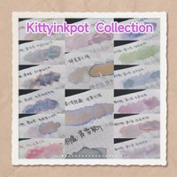 KittyInkpot INK collection,Chromatography Sheen Ink For Writing And Drawing 25/35ml/bottle