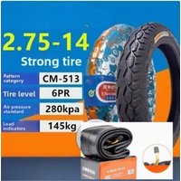 AliExpress NONE CST 2.75-14 Electric Tricycle Tires Motorcycle E-Bike Tire 4pr 6pr Reinforced Structure C1113 C6004 For Electric Bicycle Tyre